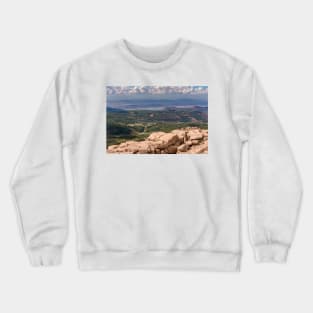 View from Brian Head Peak - Cedar Breaks - Utah Crewneck Sweatshirt